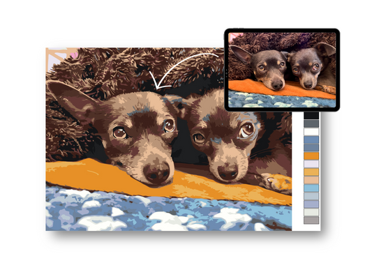 custom paint by numbers kit