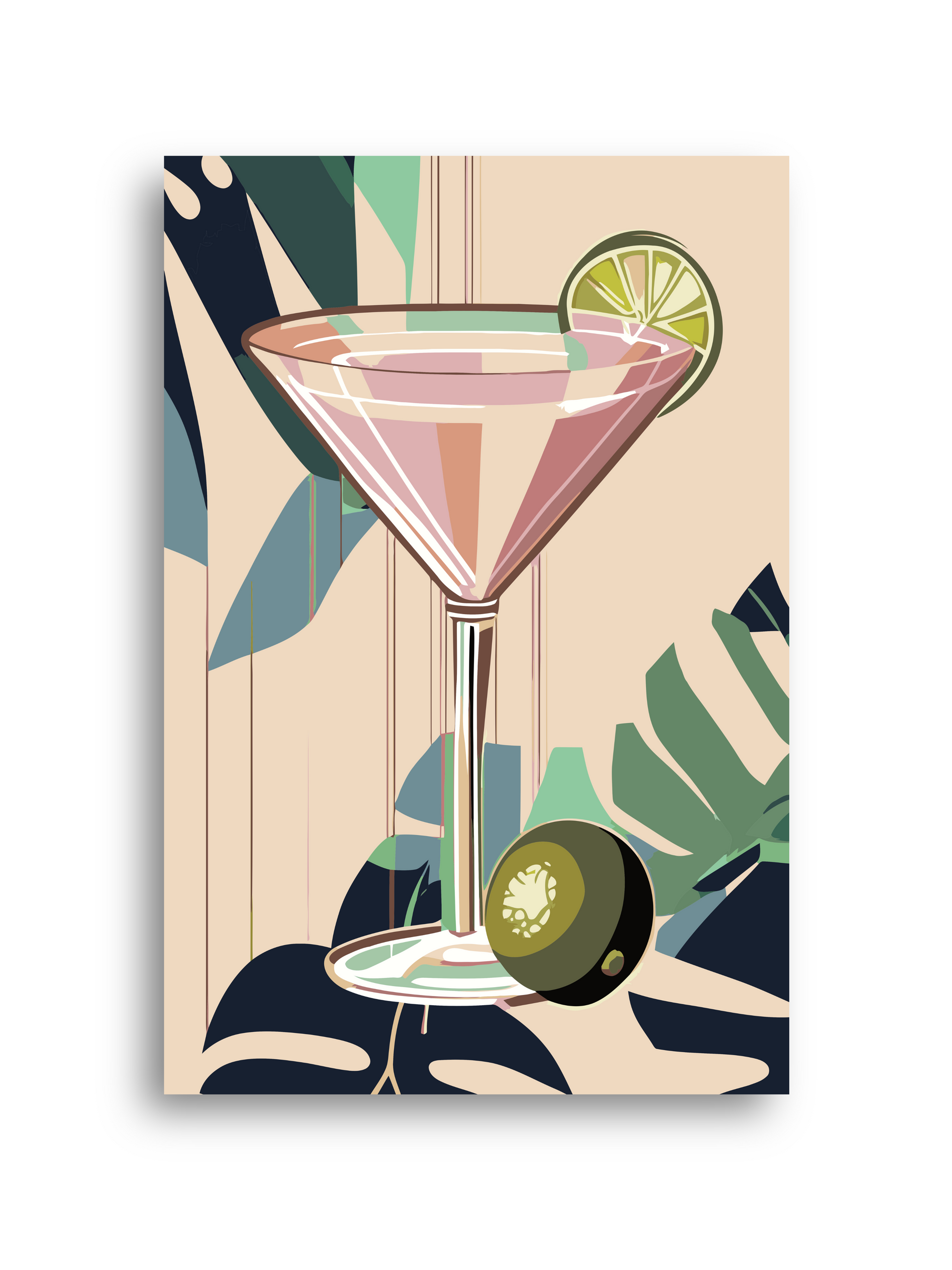 Elegant Cocktail Hour Paint by Numbers Kit Numerio