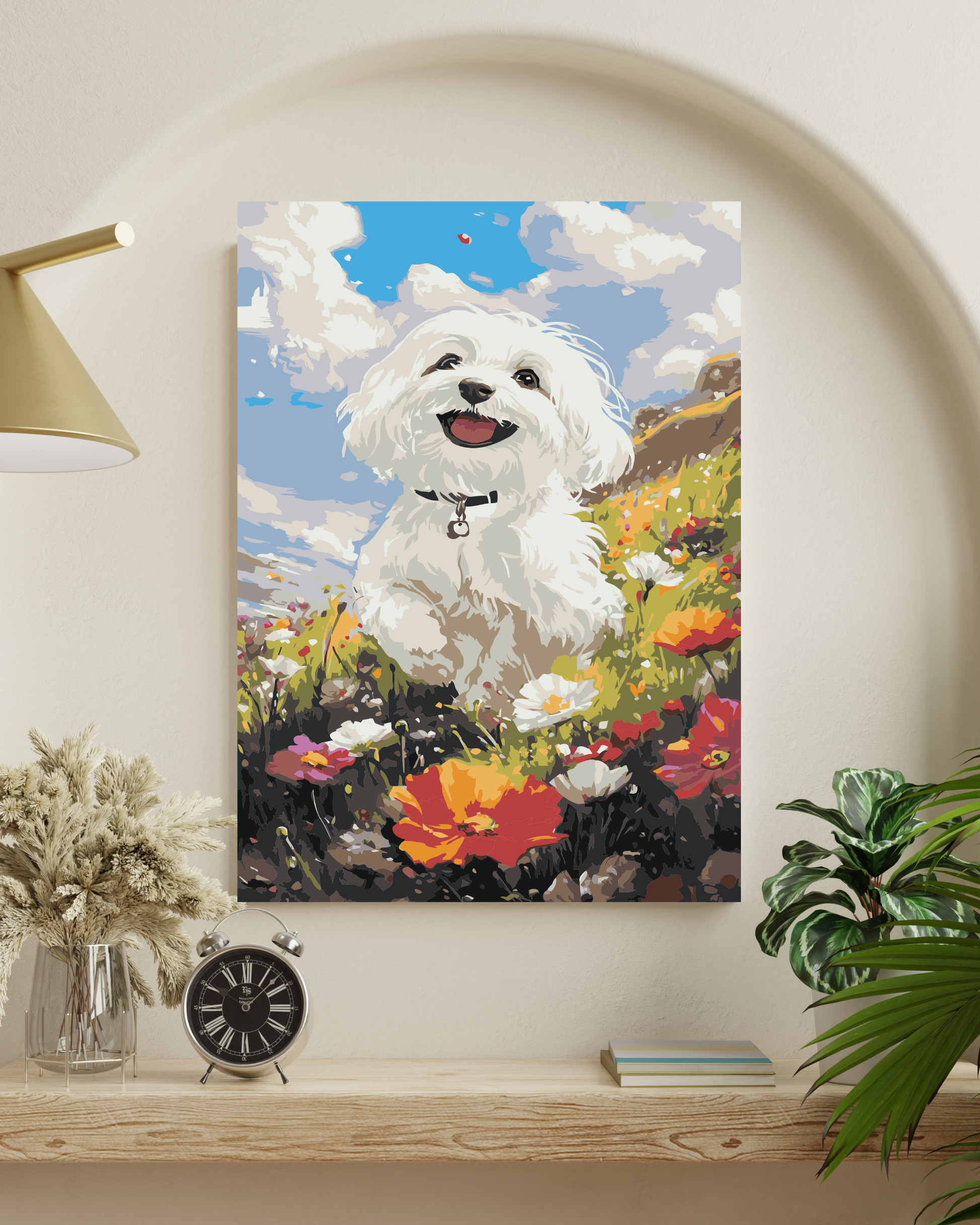 Cute Dog Paint by Numbers Kit Numerio