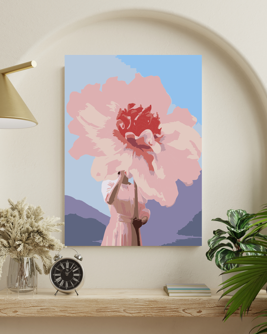 Peach Blossom Branch Paint by Numbers Numerio