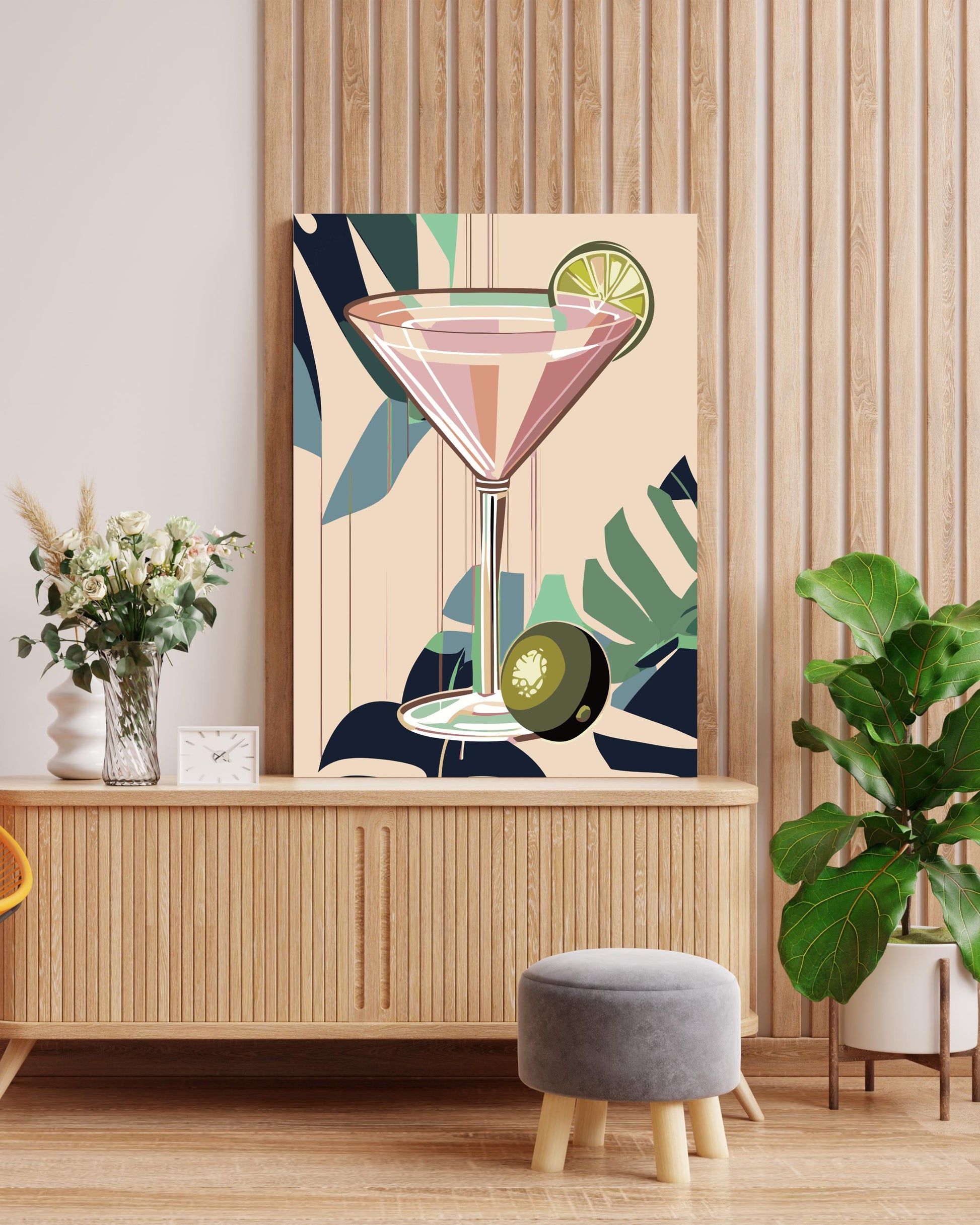 Elegant Cocktail Hour Paint by Numbers Kit Numerio