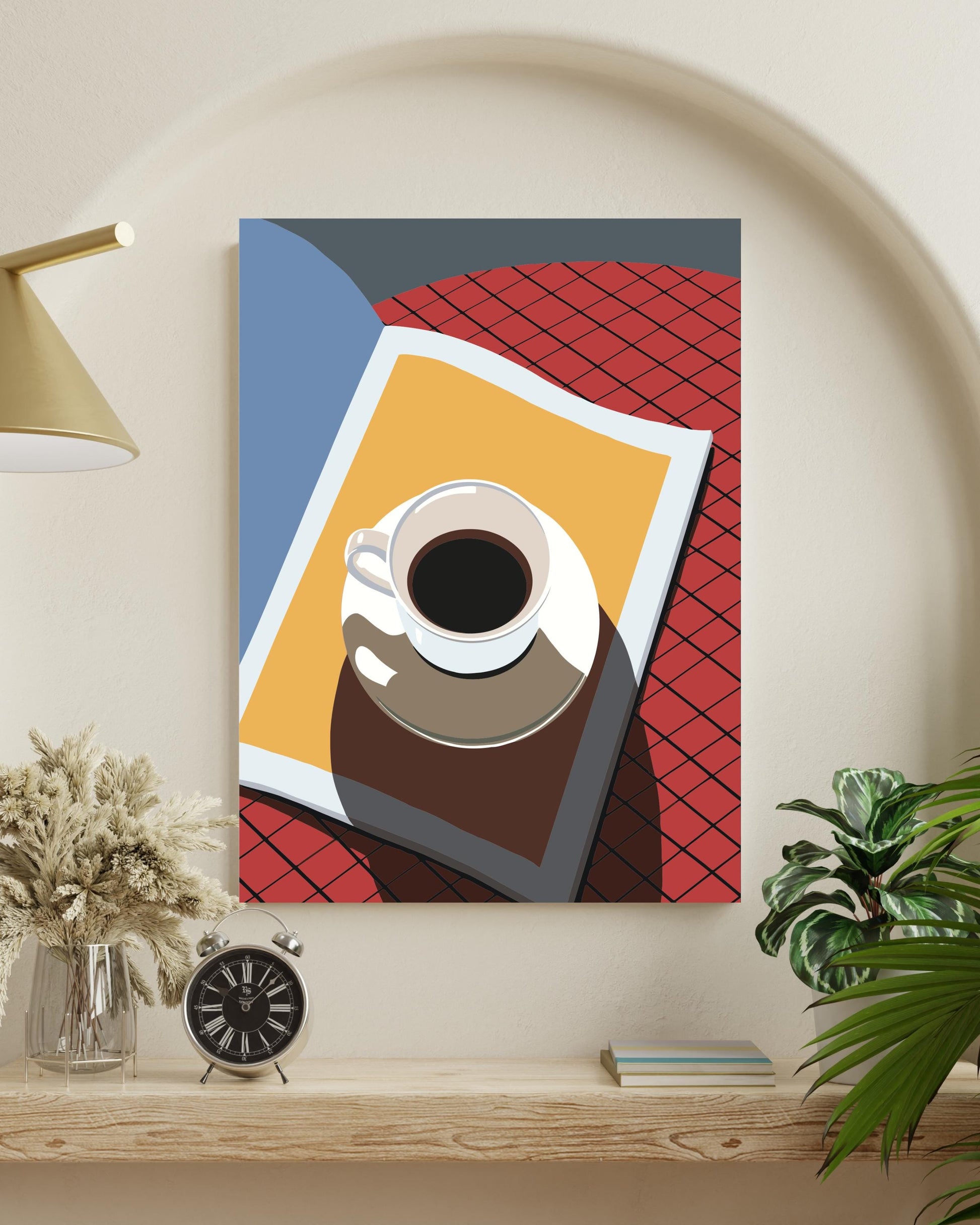 Morning Coffee Ritual Paint by Numbers Kit Numerio