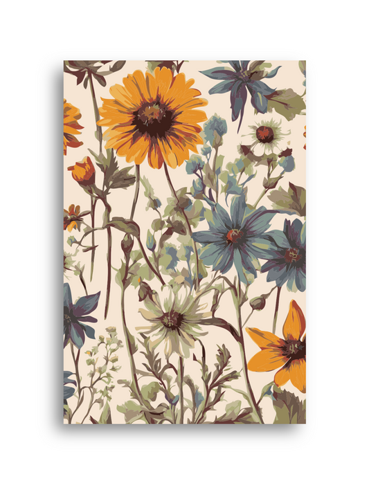 Rustic Sunflowers Paint By Numbers | DIY Canvas Art Kit | Farmhouse Flower Wall Decor for Adults
