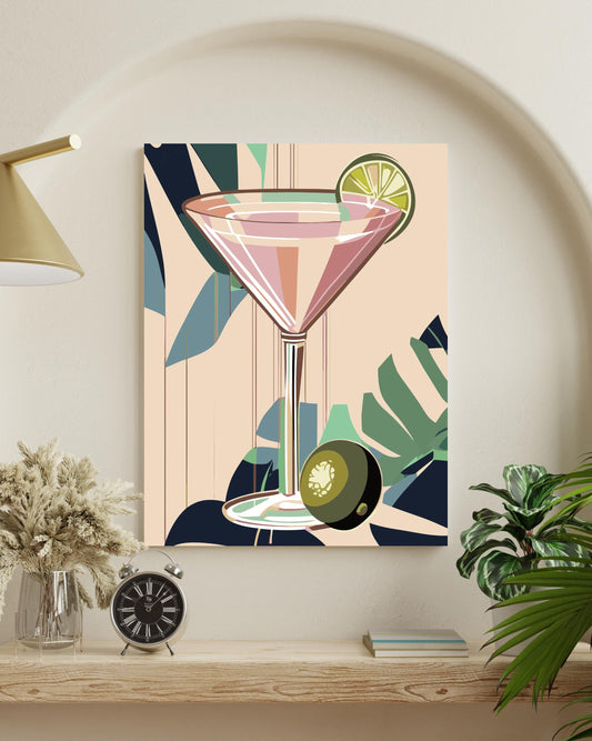 Elegant Cocktail Hour Paint by Numbers Kit Numerio
