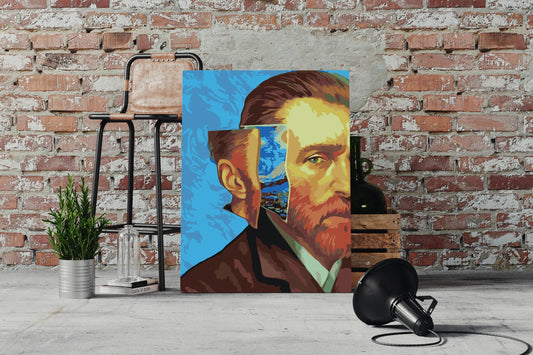 Van Goh Portrait Art With Numbers Kit