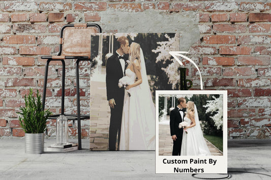 custom painting by numbers canvas kit for adults