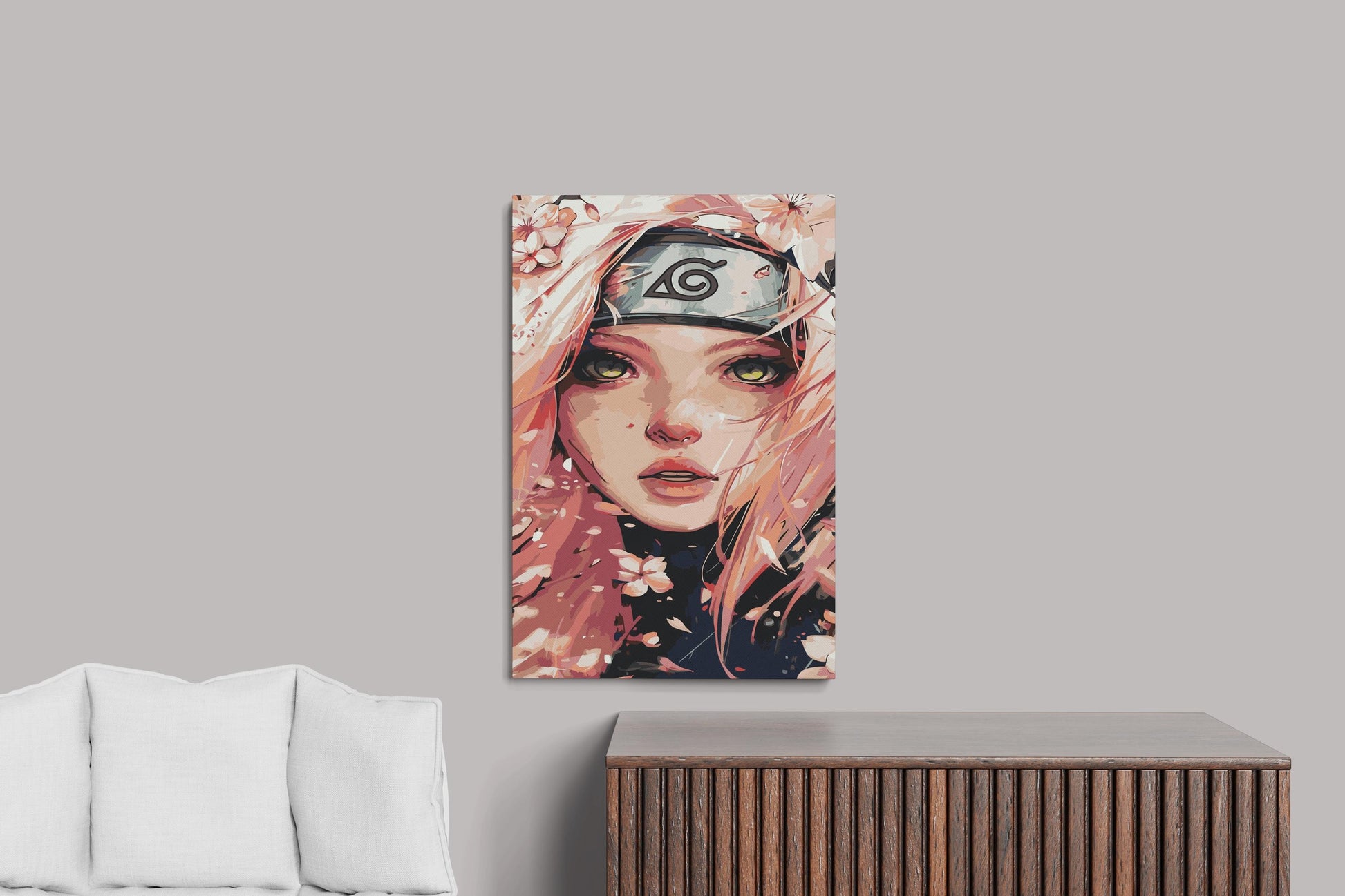 anime painting by numbers canvas kit for adults