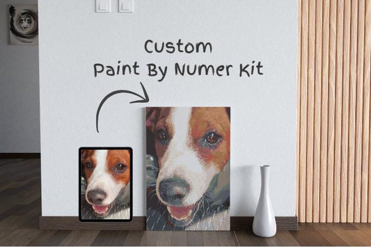 custom painting by numbers canvas kit for adults