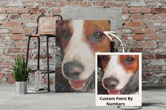 custom painting by numbers canvas kit for adults