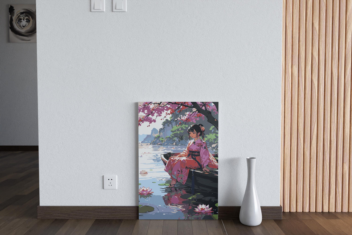 anime painting by numbers canvas kit for adults
