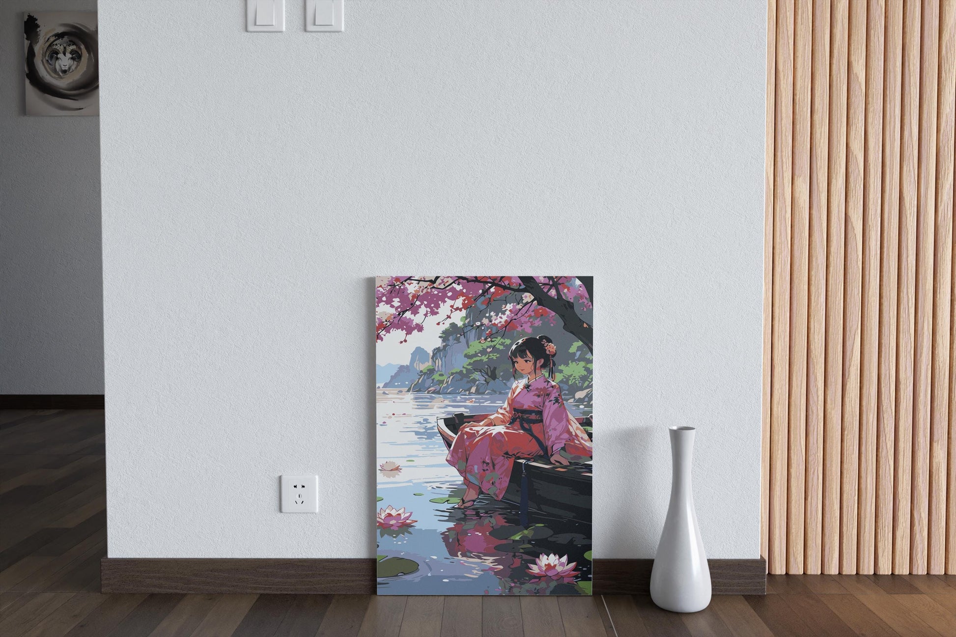 anime painting by numbers canvas kit for adults