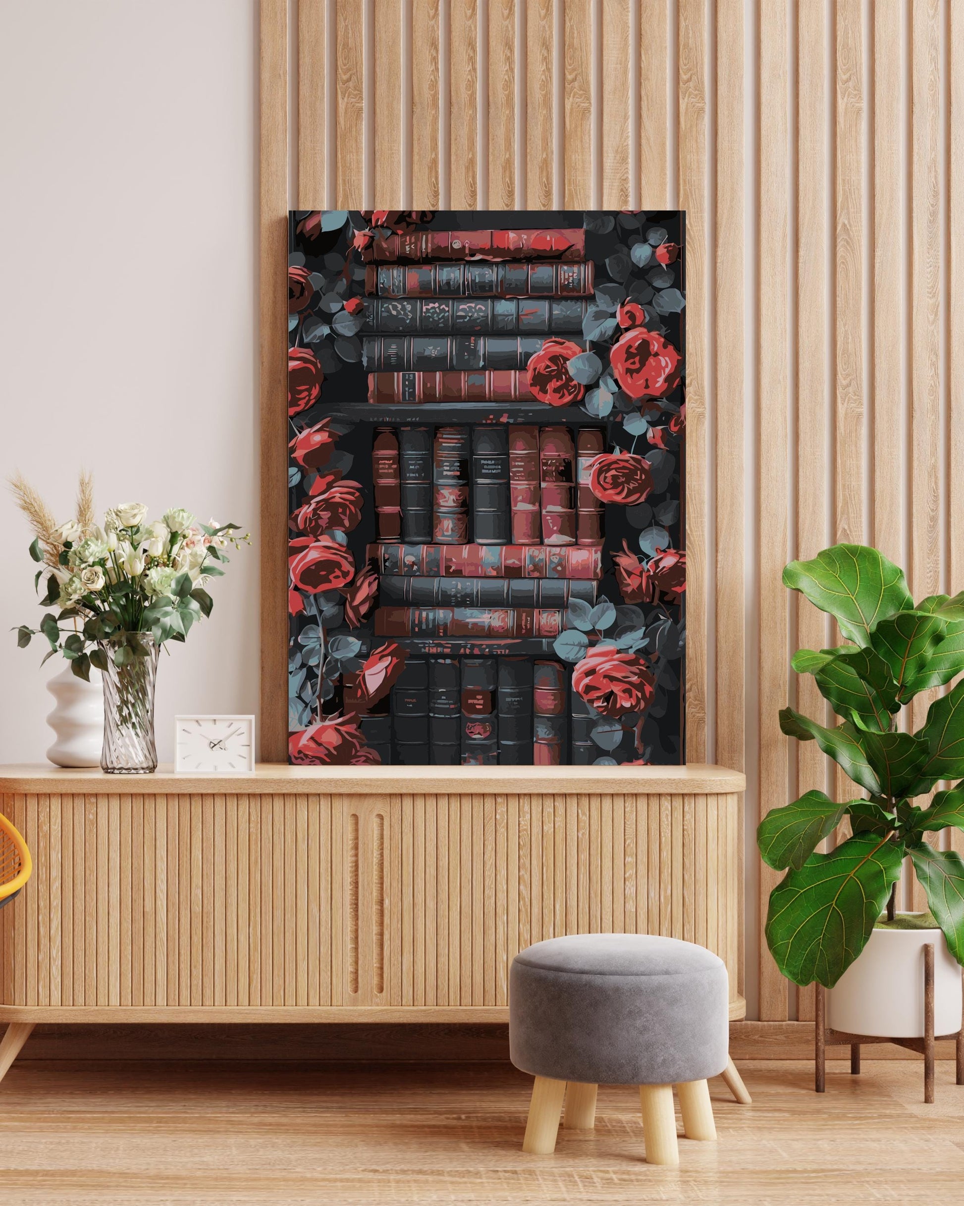 Stack of Books Number By Paint Kit
