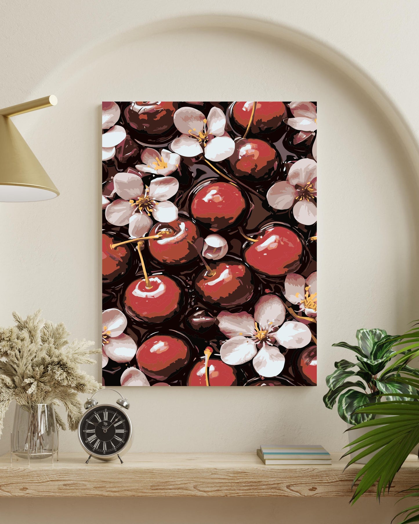 abstract fruits and flowers painting by numbers canvas kit for adults