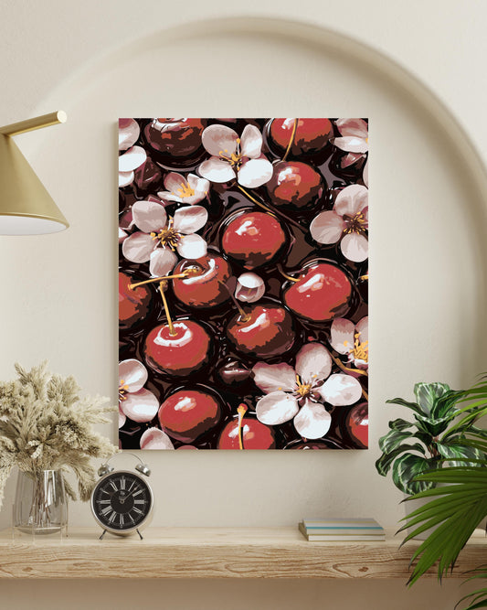 abstract fruits and flowers painting by numbers canvas kit for adults
