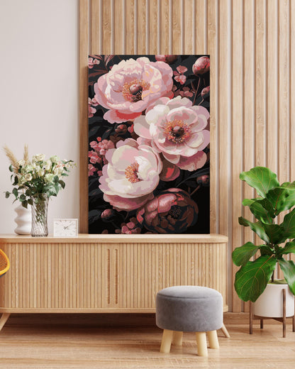 Floral Bouquet Paint by Numbers Kit - Spring Flower Art Numerio