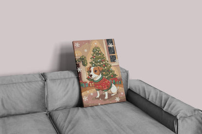 Custom Paint by Numbers Kit | Christmas Cartoon Style | Personalized Photo to Painting Numerio