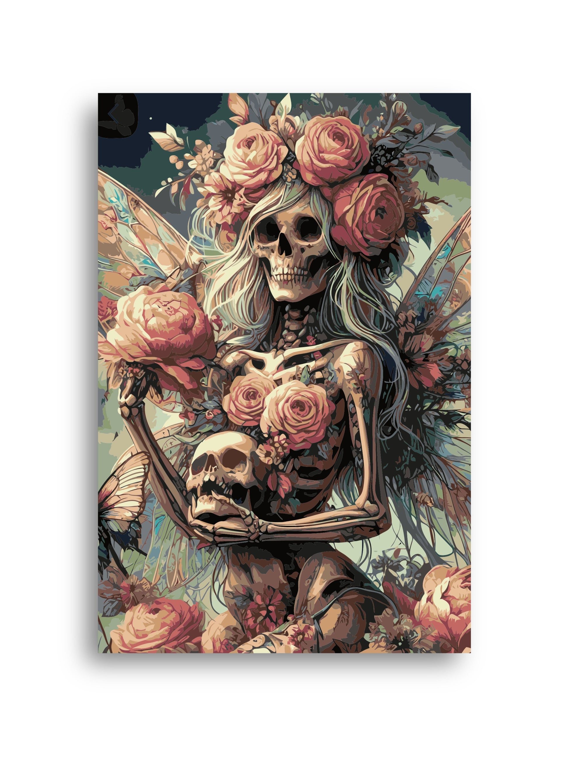 Gothic Fairy Skeleton Paint by Numbers Kit Numerio