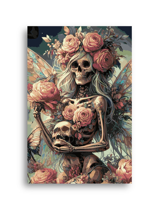 Gothic Fairy Skeleton Paint by Numbers Kit Numerio