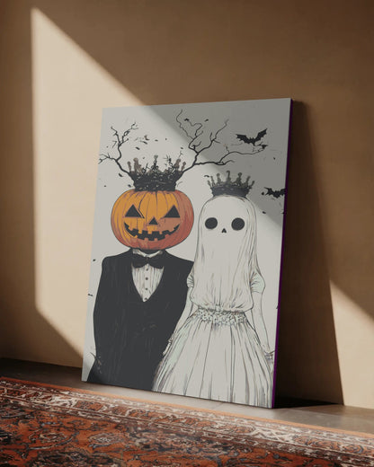 Halloween Couple Paint By Numbers Kit