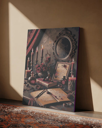 Vintage Gothic Paint by Numbers Kit