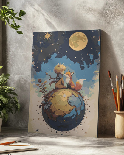 The Little Prince Paint by Numbers Kit