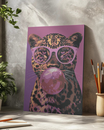 Funky Leopard Paint by Numbers Kit