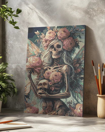 Gothic Fairy Skeleton Paint by Numbers Kit