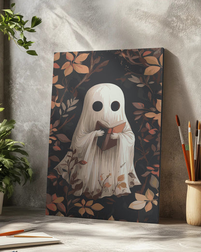 Ghost Reading Book Paint by Numbers Kit