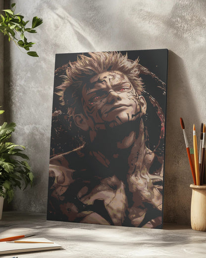 Anime Hero Paint by Numbers Kit - Dynamic Character Art