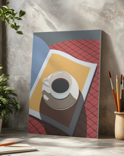 Morning Coffee Ritual Paint by Numbers Kit