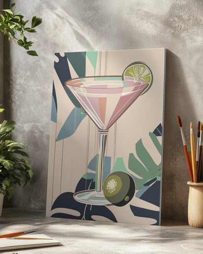 Elegant Cocktail Hour Paint by Numbers Kit