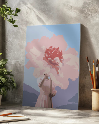 Peach Blossom Branch Paint by Numbers Kit